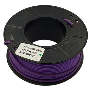WIRE AUTO SINGLE 1,60mm² PURPLE (30m spool)