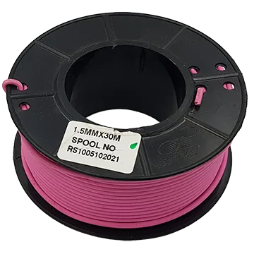 WIRE AUTO SINGLE 1,60mm² PINK (30m spool)