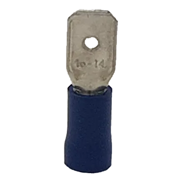 TERMINAL BLUE SPADE MALE, 50 pack